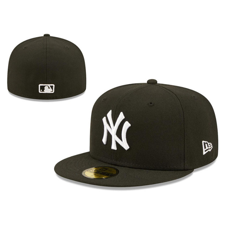 The _ YankeesSnapback _ 59FIFTY _ _ Mũ thời trang nam nữ Mũ đính kèm đầy đủ Mũ thêu thể thao