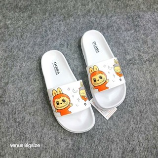 Dép bigsize bản ngang Labubu