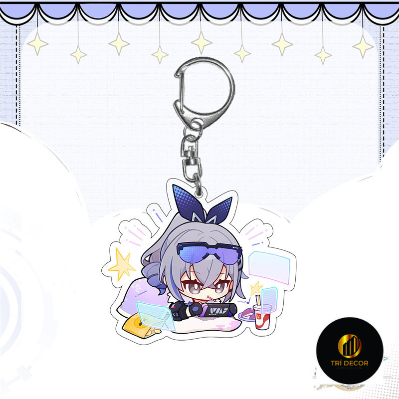 Móc Khoá, Mô Hình Standee Mihoyo Game Honkai Star Rail Trang Trí Bàn Học, Làm Việc