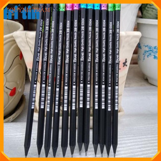 10 Bút chì gỗ đen 2B có tẩy ERAS E602[VPP LE HUNG]