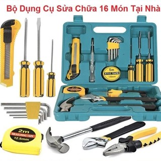 Bộ Dụng Cụ Sửa Chữa Đa Năng, kìm Búa Tô Vít Mỏ Lết Lục Giác Bút Thử Điện Thước Băng Keo Dao
