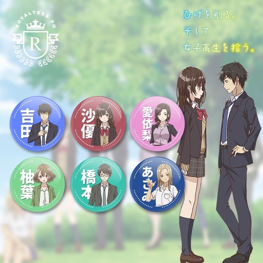 [ PIN ] Higehiro Anime Button Pins / Badge - Size To 58mm - Ghim Anime Hình Tròn [ FREESHIP ]