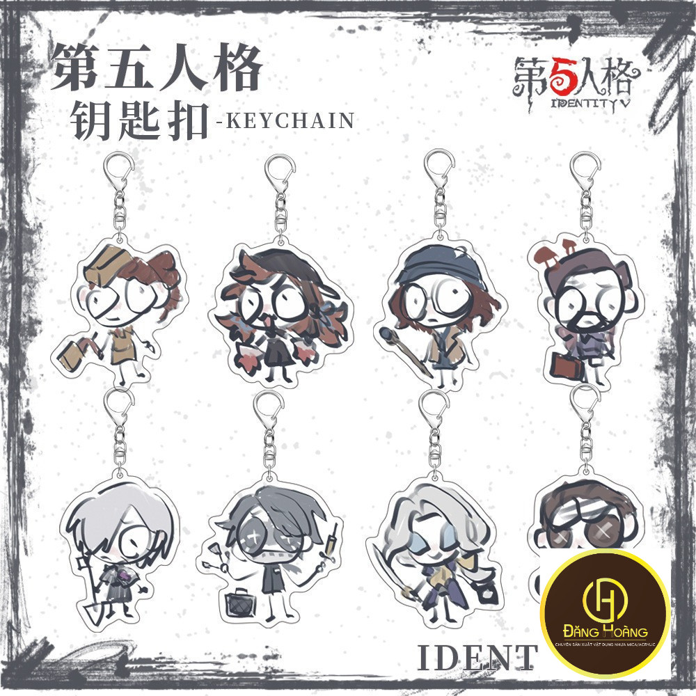 Identity V Móc Khóa Túi Cá Tính Mặt Dây Chuyền Nhân Vật Anime Joseph Servias Quà Tặng