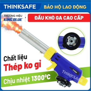  Đầu khò gas mini Kingblue K45M có vòng chỉnh Oxy đèn khò gas nhiệt độ 1300 độ kích thước đầu 22mm 