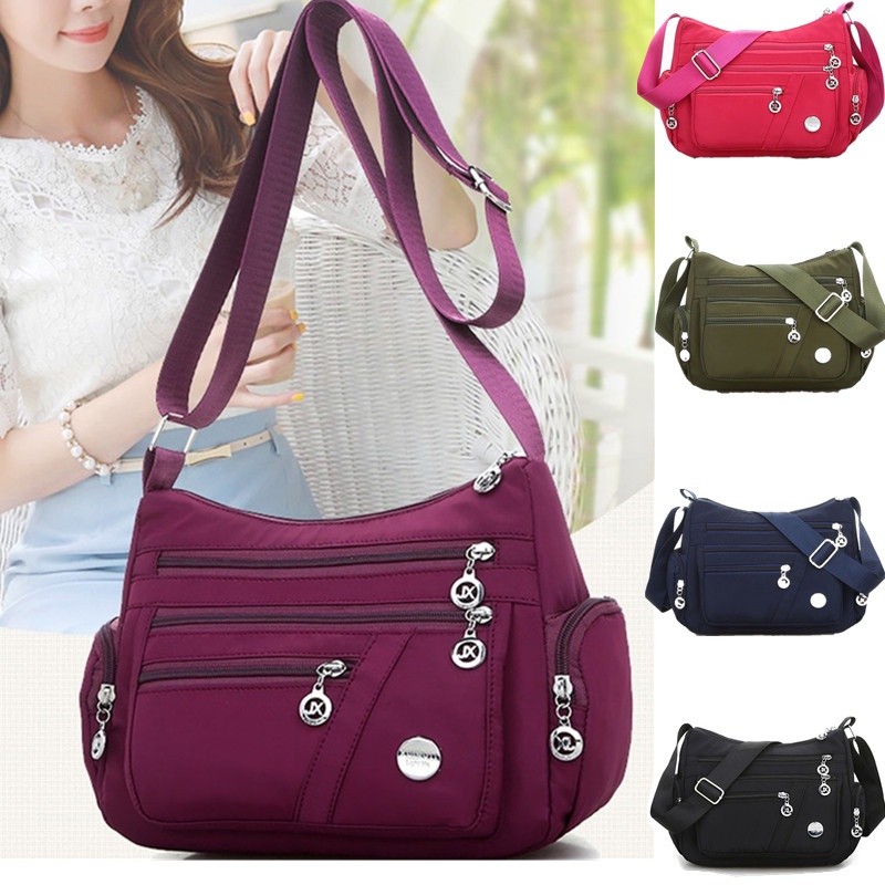 DP3 Mới Thường Ngày Đeo Vai Túi Nữ Nylon Chống Thấm Nước Messenger Túi Nữ