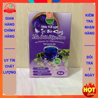 Trà hoa đậu biếc Bảo Khang, trà bát đậu hoa, thảo quyết minh, vỏ quế, đẹp da, ngừa lão hóa, trẻ lâu