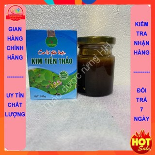 Cao kim tiền thảo (KLT 100g), cây kim tiền thảo Bảo Khang, cho người sỏi gan, sỏi mật, tiểu buốt