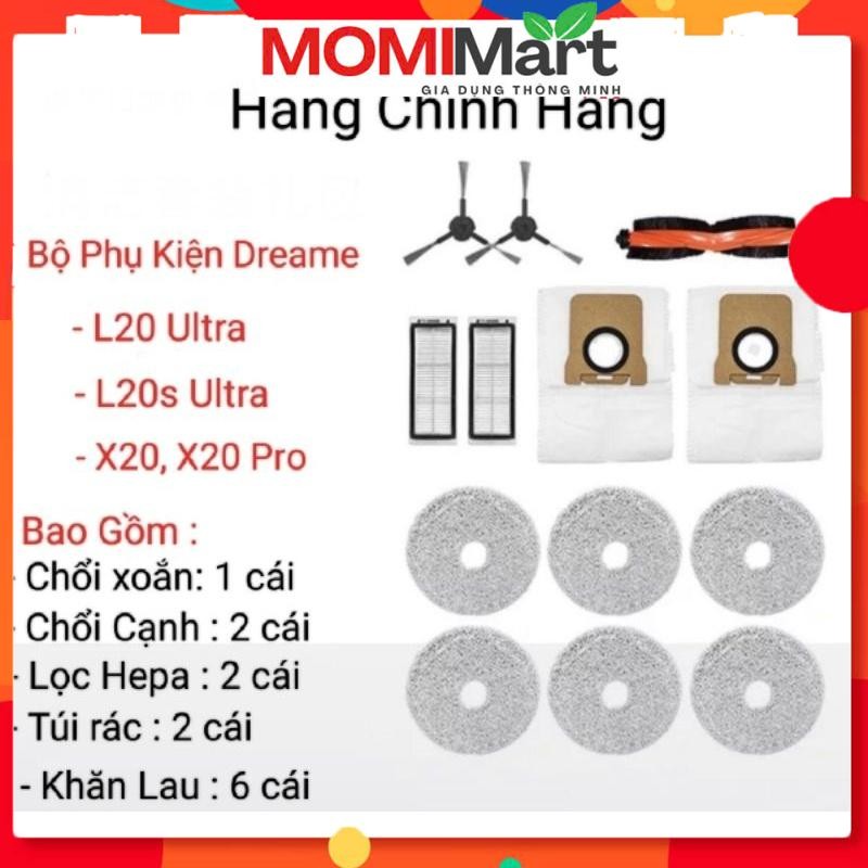 CHÍNH HÃNG Bộ phụ kiện Dreame L20 Ultra, L20S Ultra, X20, X20 Pro