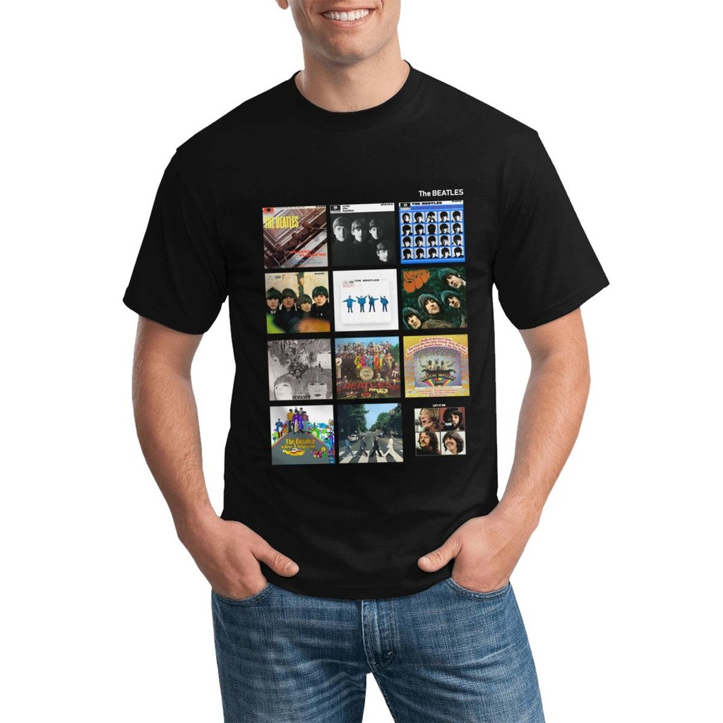 Hipster In Hình Ngộ nghĩnh Top Tee The Beatles Rock Album John Lennon Paul Mccartney George Harrison