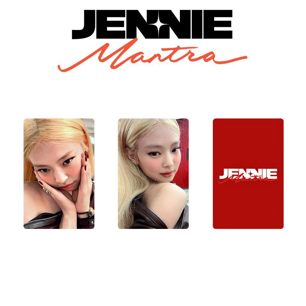2-16 Chiếc BP JENNIE Mantra Lomo Cards LISA SOLO ROCK STAR WORLD TOUR TẠI CINEMAS SINH RA HỒNG Photo