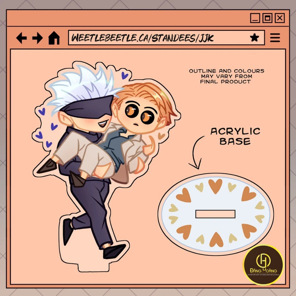 Mô Hình Standee Jujutsu Kaisen Anime Manga Gojo Satoru Nanami Anime Manga Nhật Bản Trang Trí Bàn Học