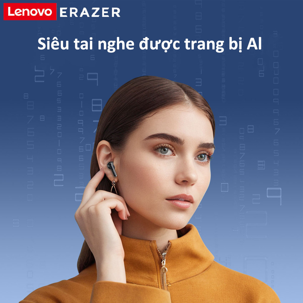 Lenovo Erazer XT92 PRO TWS Al Tai nghe không dây dịch tai nghe AI phiên dịch Sleep ASMR Bluetooth thông minh thời gian thựcTWS có Mic Mini Bluetooth 5.4 Tai nghe thể thao | BigBuy360 - bigbuy360.vn