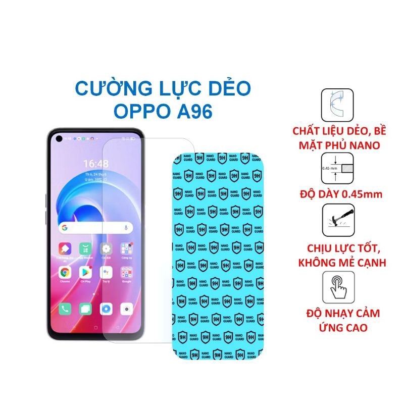 (Oppo A96) Cường lực dẻo bảo vệ màn hình OPPO A96 ilistore