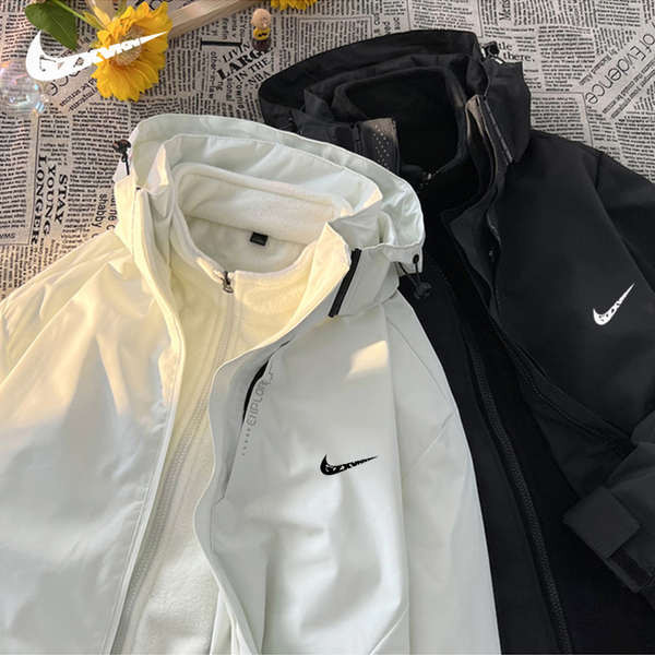 Áo khoác nam Nexon Áo khoác mới Áo khoác nam mùa xuân thu 2024 Áo khoác có mũ trùm đầu 3 trong 1 ngo