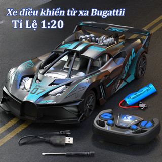 Xe điều khiển từ xa Bugattii 1:20, Xe Ô Tô Dùng Pin Siêu Mạnh, ô tô điều khiển làm quà tặng sinh nhật cho bé
