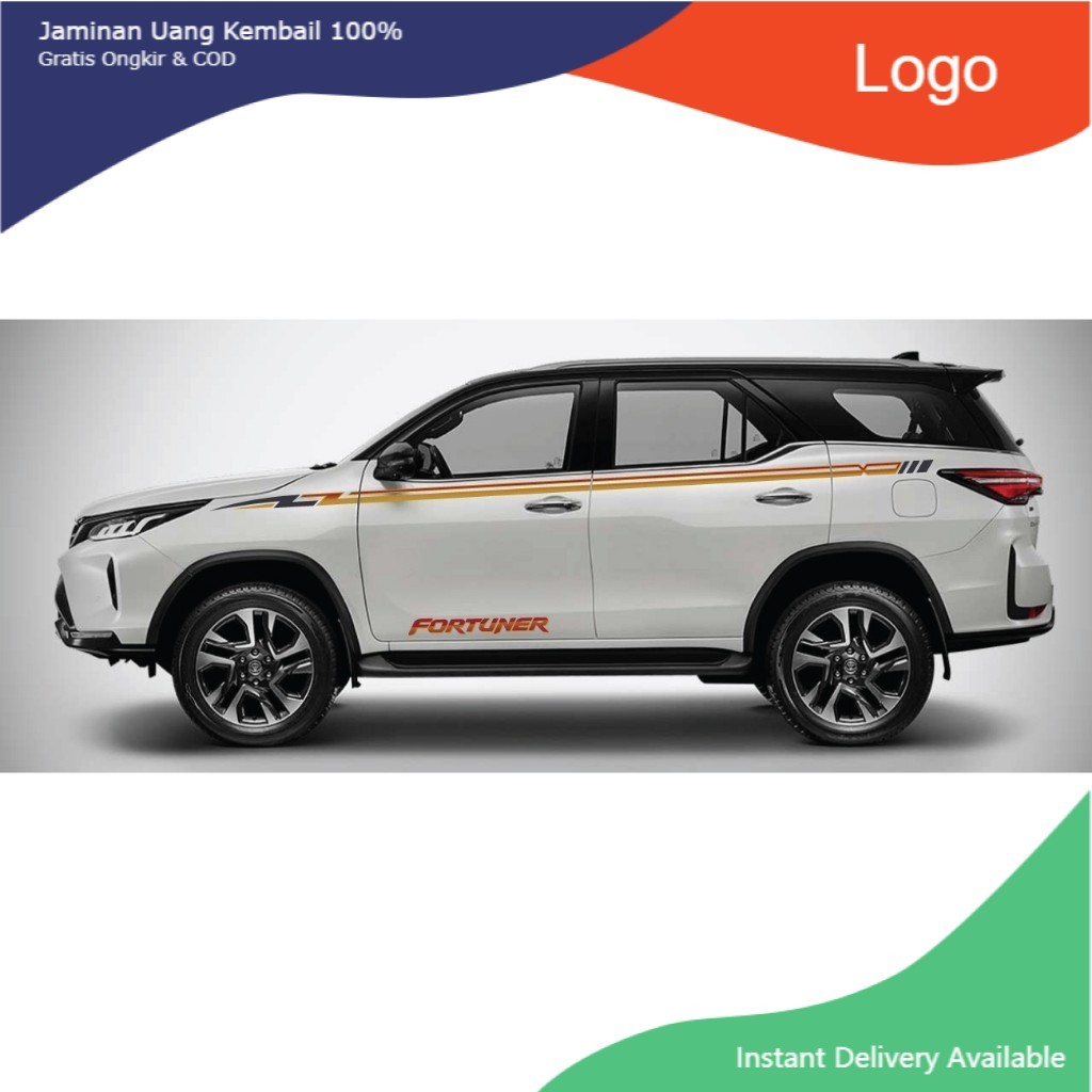 Tem dán sườn xe Fortuner