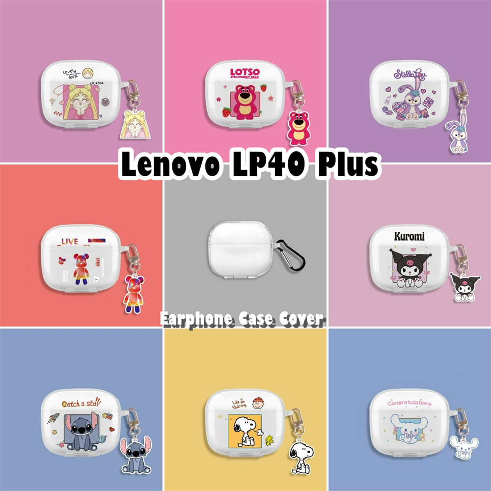 【imamura】Cho Lenovo LP40 Plus ốp tai ng Case Tình nhân Hoạt hình Vỏ Bảo Vệ Hộp Sạc Tai Nghe