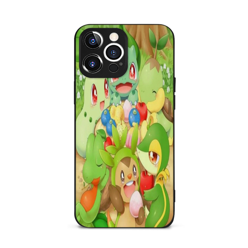 Pocket Monster In Màu Đen IPhone 16 Pro Max Ốp Lưng Điện Thoại Bảo Vệ Cho IPhone 15 IPhone 15 Pro Ma