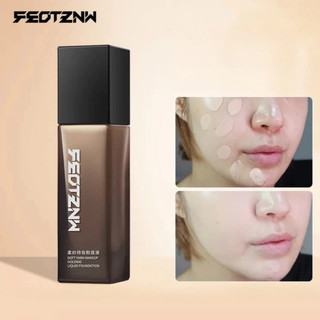  Feotznw Liquid Foundation Concealer Dưỡng Ẩm Trong Một Thời Gian Dài Mà Không Lấy Trang Điểm Để Tăng Cường Kem Nền Dạng Lỏng 