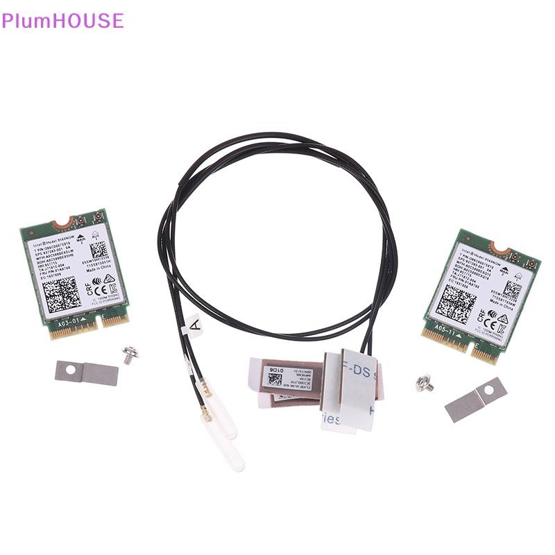 PlumHOUSE 9560NGW Thẻ WiFi + Ăng-ten 1733Mbps AC 9560 Băng tần kép 2.4G / 5G BT 5.0 802.11Ac M.2 CNV