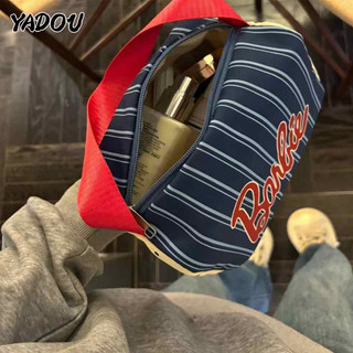  YADOU Túi xách di động dung tích lớn American retro ba chiều thiết kế mở rộng túi lưu trữ 