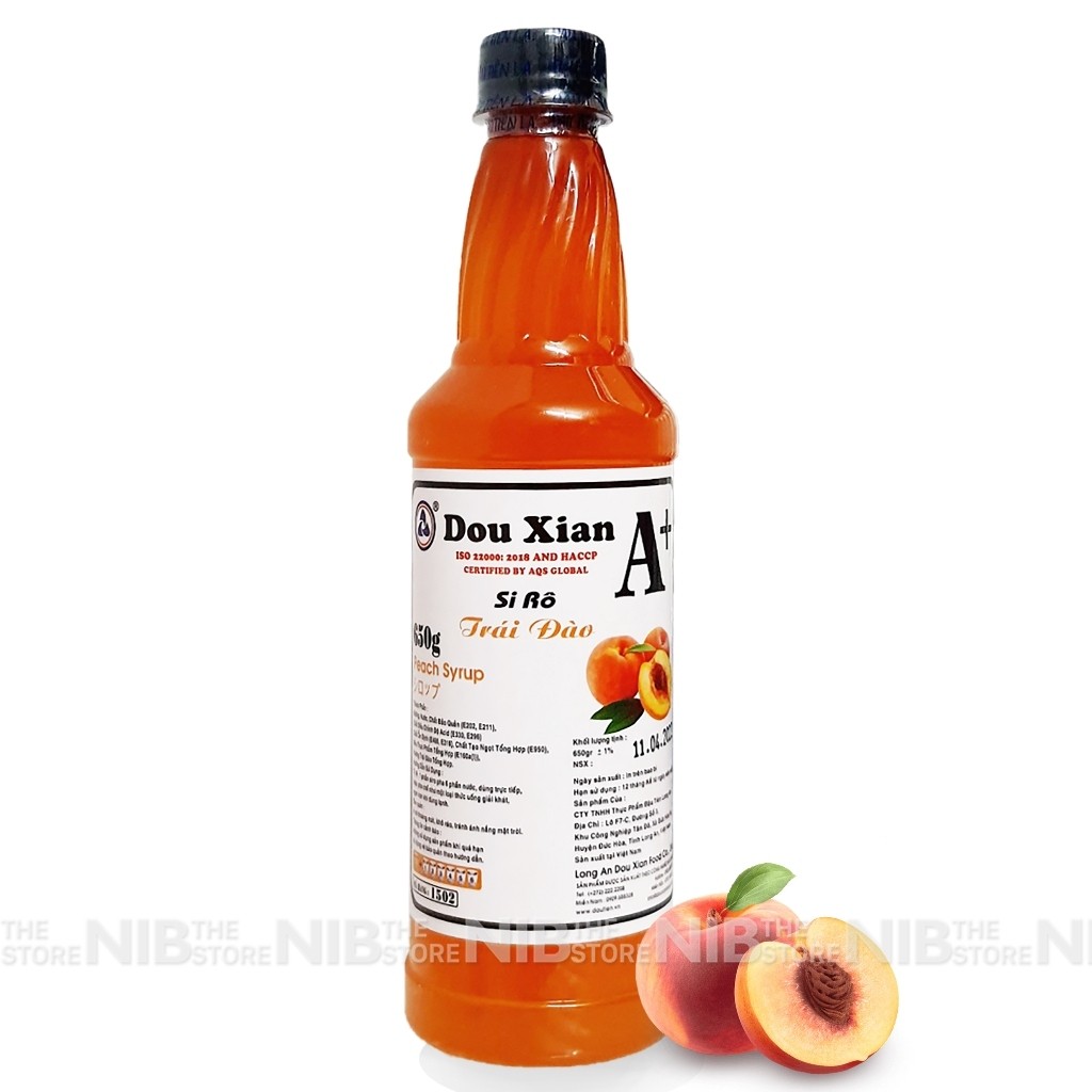 Siro A+ Douxian Đào chai 500ml