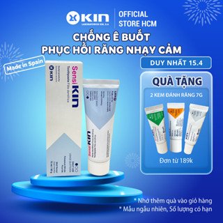 Kem Đánh Răng Sensi Kin Giảm Ê Buốt, Ngăn Ngừa Tái Phát Cho Răng Nhạy Cảm 75ml