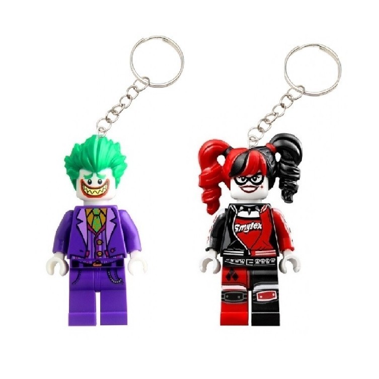 Tương thích với Khối xây dựng DC Justice League Super English Joker Minifigure Mặt dây chuyền Lego M