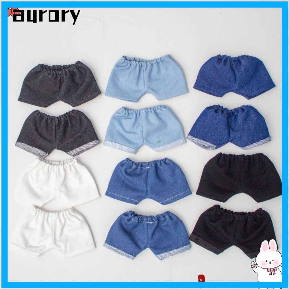 Quần Jeans AURORY, Quần Áo Búp Bê Cotton Mini, Quần Búp Bê Cotton 6 Màu Thời Trang Cho Búp Bê Cotton