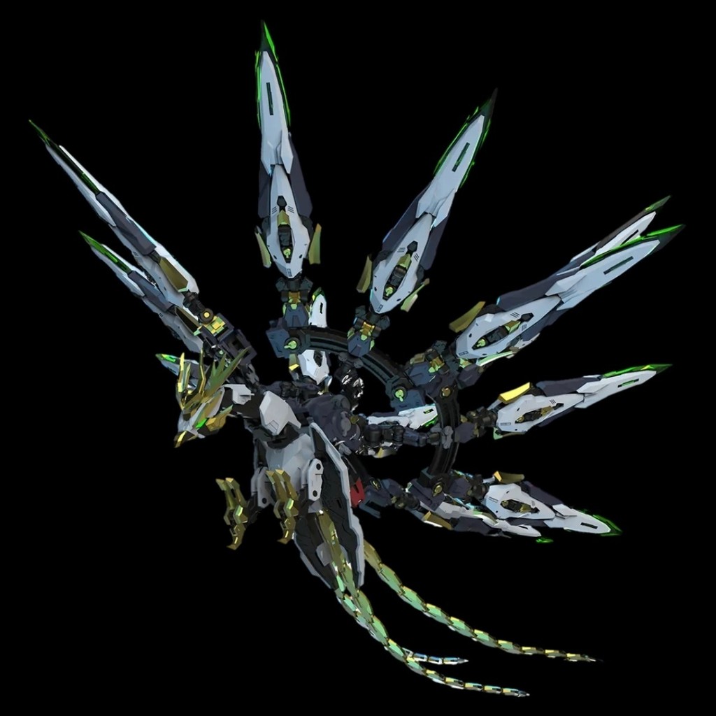 Vientiane Polybian 1/100 Apocalypse Gói phụ kiện Phoenix Phụ kiện Balo lắp ráp đồ chơi búp bê mô hìn