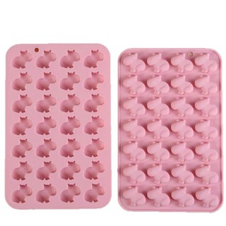 Khuôn Silicon Capybara, Cua, Hoa Nơ Làm Kẹo Dẻo Chíp Chip Mới, Khuôn Dày Đẹp