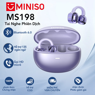 MINISO MS198 Tai Nghe Phiên Dịch Tai Nghe Bluetooth Tai nghe kẹp tai Bluetooth 6.0 không dây IPX7 Tai nghe thể thao chống nước có micro