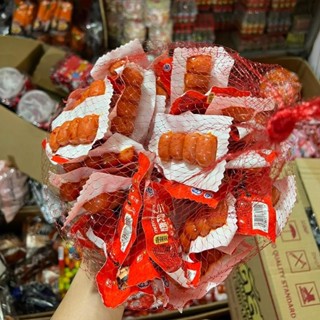 Xúc Xích Sụn Gà Mini 1 Bịch 30 Chiếc Gói 4 Viên, Xúc Xích Bi, Đồ Ăn Vặt Nội Địa