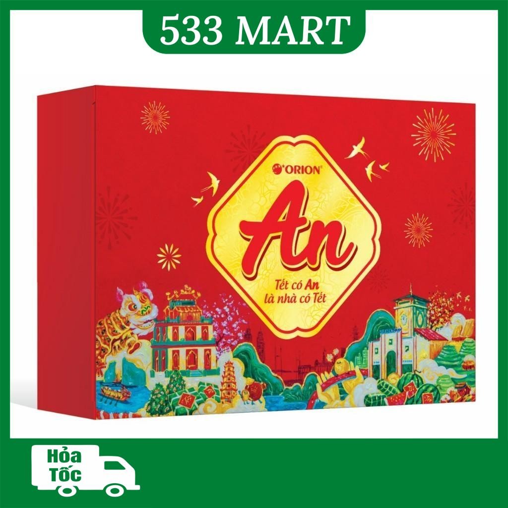 [TẾT 2026] BỘ QUÀ TẾT ORION AN TÀI LỘC 1, AN TÀI LỘC 2, AN TÀI LỘC 3 (kèm túi giấy)