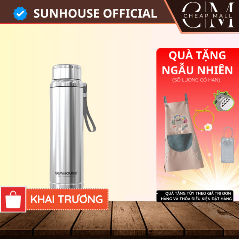 Bình giữ nhiệt Flexi 720ml Sunhouse KS-TU720FI Hàng chính hãng - CHEAPMALL