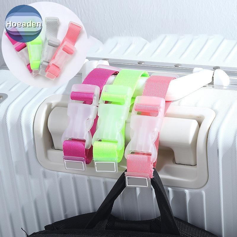 Hoeaden Di Động Có Thể Điều Chỉnh Dây Đeo Hành Lý Xe Đẩy Nylon Phụ Kiện Hành Lý Treo Khóa Dây Đeo Vali Túi Dây Đai Khóa Móc Du Lịch VN