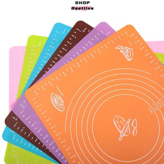 Tấm thảm lót nhào bột, trộn bột silicon chống dính, trượt làm bánh sữa chua, bao, quy baking 50x40cm BEETT