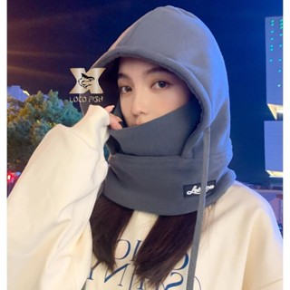 Mũ ấm áp và chống thấm nước LOCO FISHWind dành cho trẻ em ngoài trời có bảo vệ tai nhung và áo Hoodie cổ cho nam