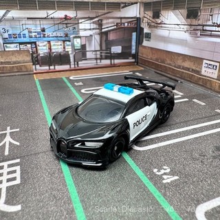 Xe hơi hợp kim đúc TOMY/ TOMICA TARARA số 79 Bugatti Chiron, xe cảnh sát, đồ chơi trẻ em, mô hình xe nhỏ IEWZ