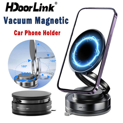 HdoorLink Chân Không Từ Tính Giá Đỡ Điện Thoại Ô Tô Hút Hút Xe Điều Hướng Chân Đế Cho Xe Phòng Tập Gym Gương Tắm