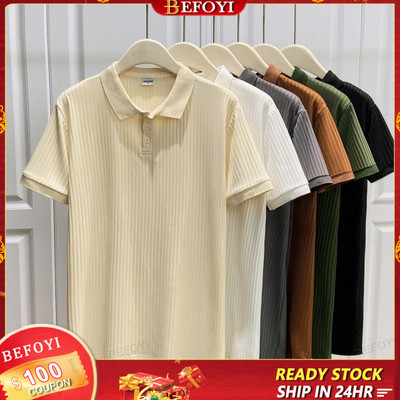 Áo Thun Nam Tay Ngắn Polyester Phong Cách Hàn Quốc Màu Trơn Slim Fit Thể Thao Nhanh Khô ZXR90