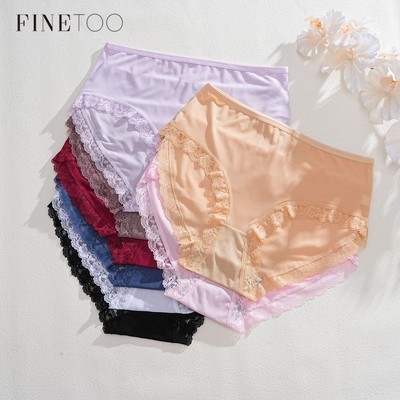 FINETOO - Quần Lót Eo Cao Cho Nữ, Thoải Mái & Thoáng Khí, Nhiều Màu Sắc