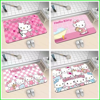 Yg Sanrio Hello Kitty Hoạt Hình Dễ Thương Lối Vào Cửa Thảm Sàn Thảm Đệm Trong Nhà Phòng Ngủ Phòng Khách Thảm Tắm Chống Trơn Trượt