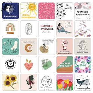 Lishu 50 Chiếc Tích Cực Trị Liệu-Thẻ Chăm Sóc Bản Thân Quà Tặng Khẳng Định Hàng Ngày Trích Dẫn Động Lực Thiền Thẻ Chánh Niệm Cho Nữ th