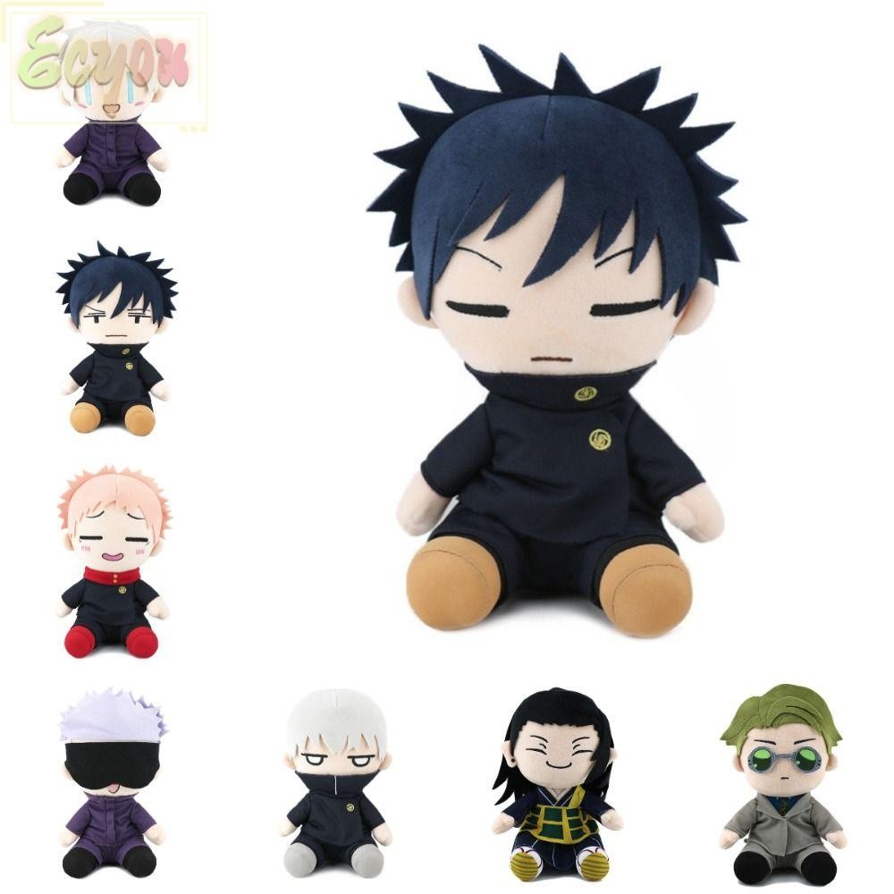 ECYOU Đồ Chơi Nhồi Bông, Jujutsu Kaisen Fushiguro Megumi Nhồi Bông Sang Trọng, Dễ Thương Gojo Satoru