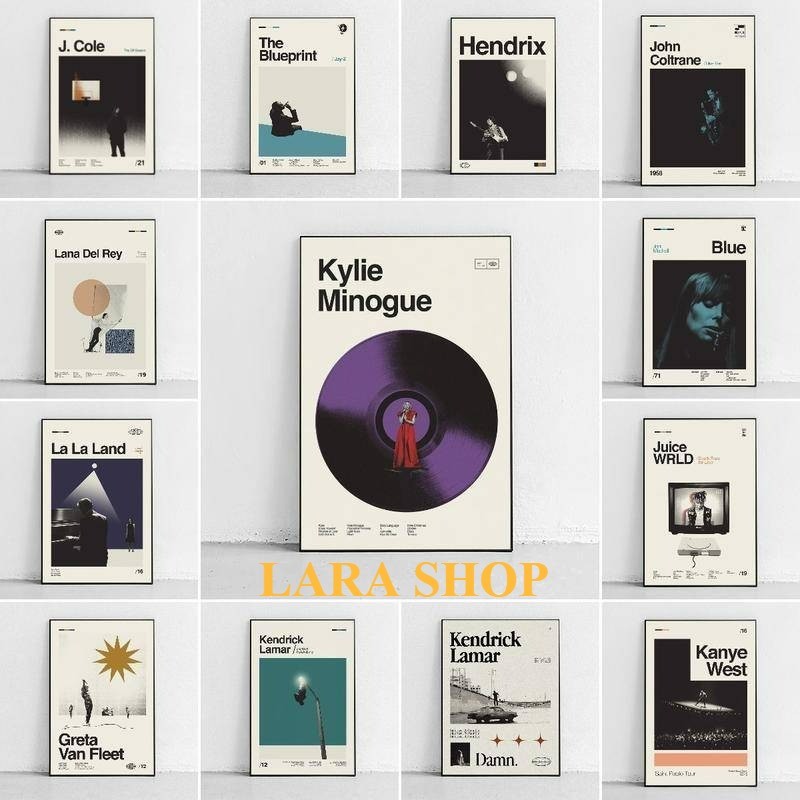 Kylie Minogue Kendrick Lamar - good kid m.A.d. Album nhạc Poster In Hình Trang Trí Phòng