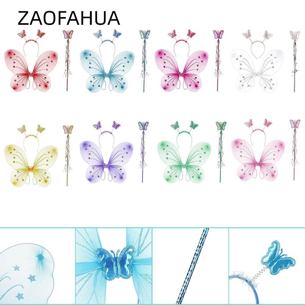 Zaofahua Butterfly Wings Girl Dress Up Ladies Fancy Dress Set