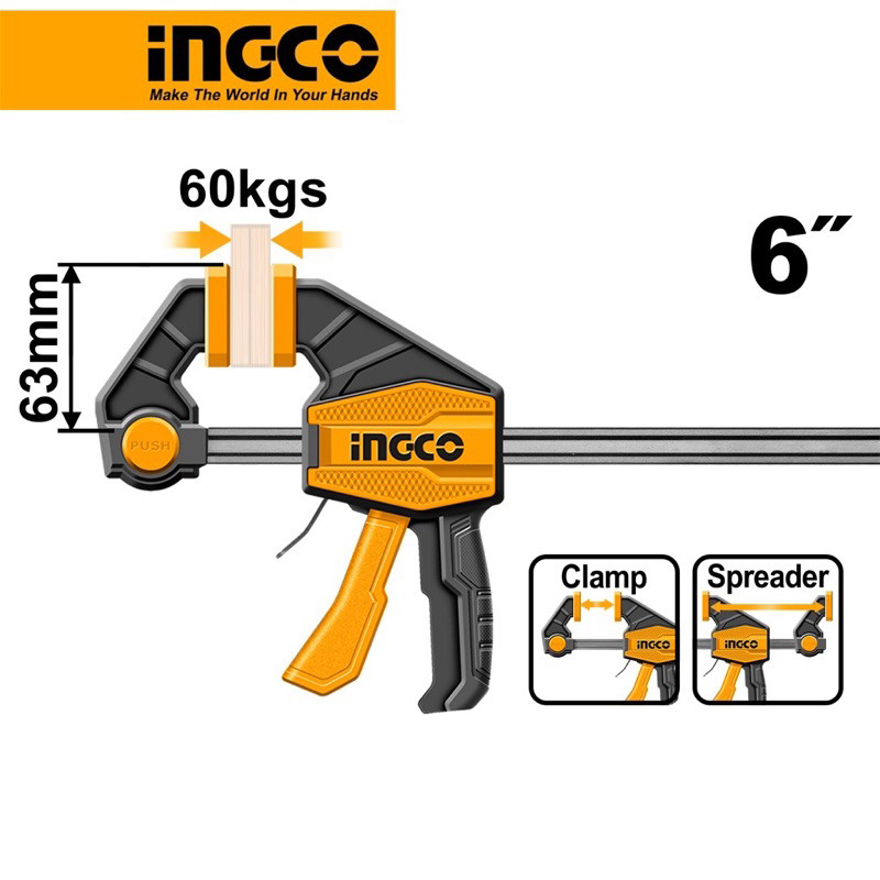 ĐỒ NGHỀ INGCO Kẹp nhanh 150mm(6") HQBC01601