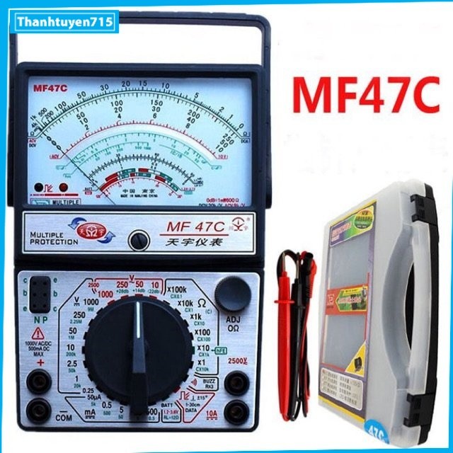 ĐỒNG HỒ KIM VẠN NĂNG MF47C [ĐỘ CHÍNH XÁC CAO]