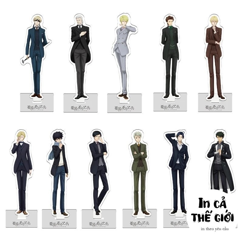 Mô hình Standee Moriarty The Patriot William James Moriarty Nhà Ái Quốc Moriaty ê Phụ kiện trang trí